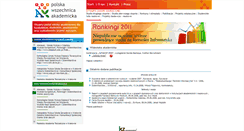 Desktop Screenshot of dziennikarstwo.pwa.edu.pl